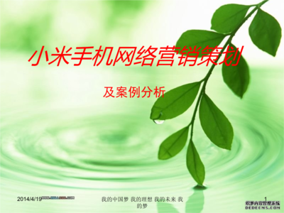 2014小米手機網絡營銷策劃及案例分析.ppt-PPT模板-文檔投稿賺錢網
